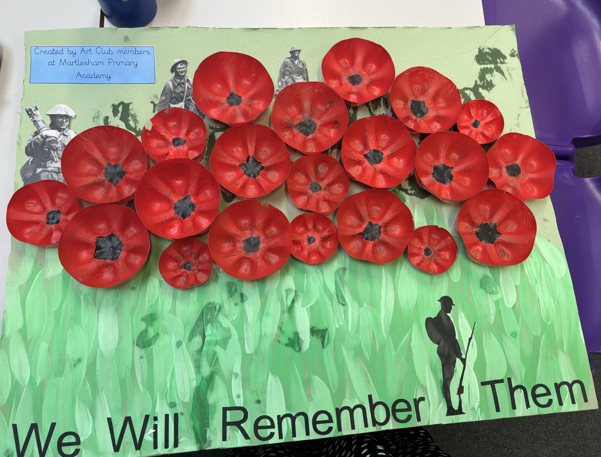 Poppy Display - Tescos 2024