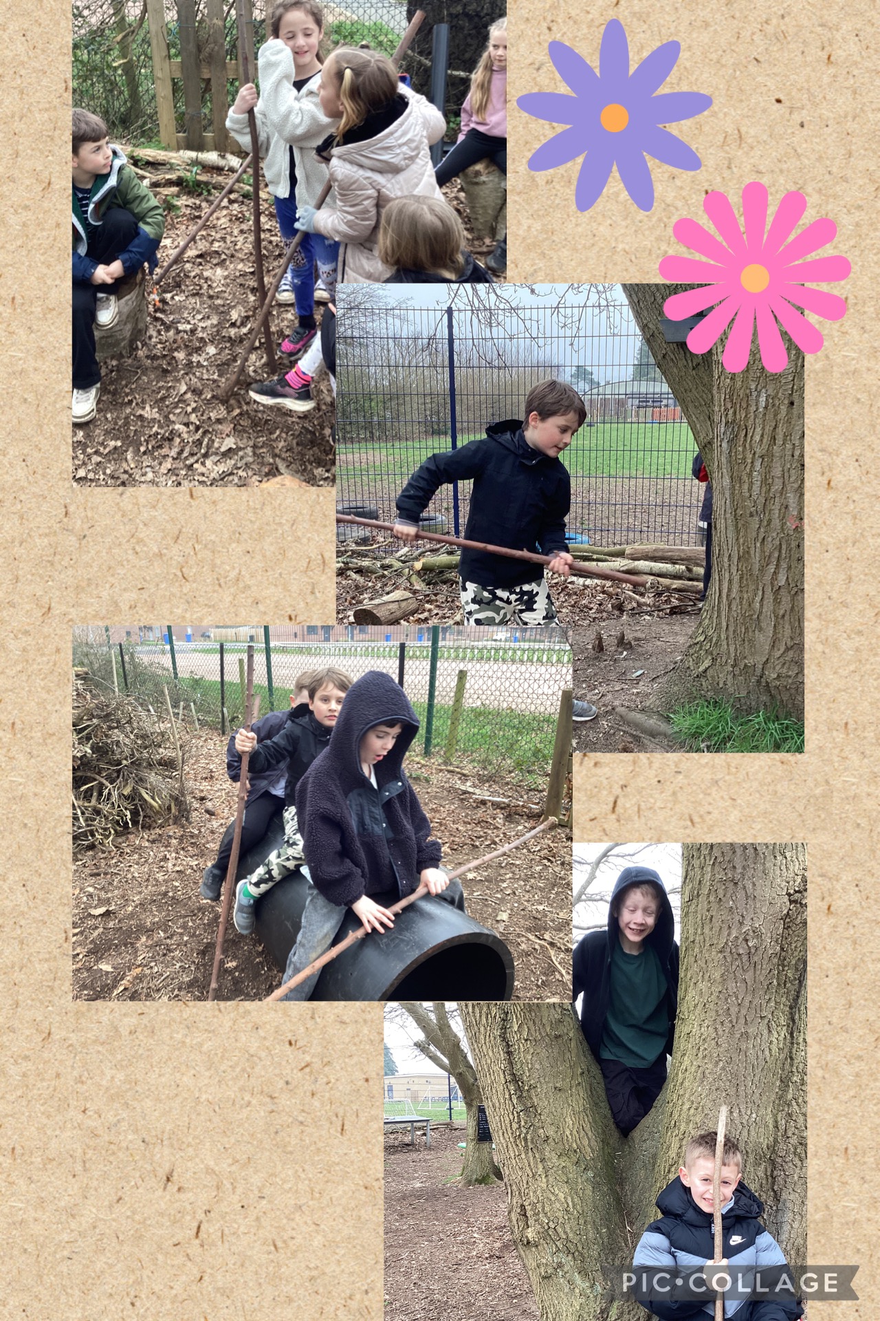 YR3 6.3.26 - Today we enjoyed imaginative play with walking sticks. There was lots of collaborative creative play.
